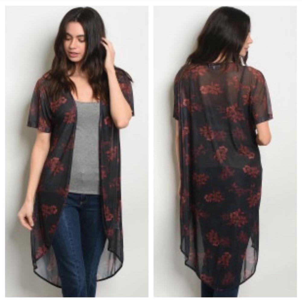 Black and red Boutique Kimono!